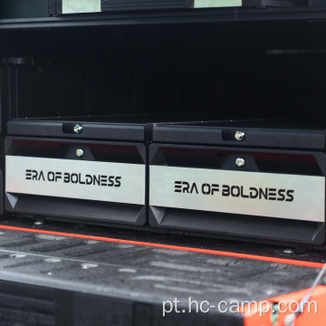 Bandeja deslizante de alumínio para cama de caminhão com gaveta de carga de recolhimento